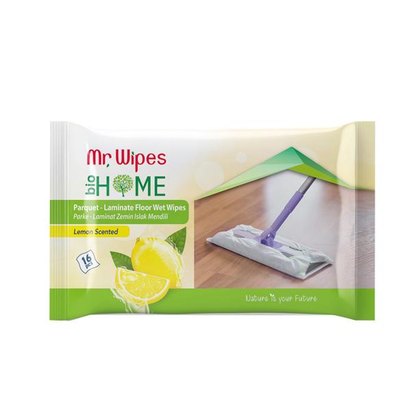 MR. WIPES PARKE LAMİNANT ZEMİN ISLAK MENDİLİ 16 ADET